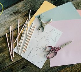 easy party straws for kids , crafts