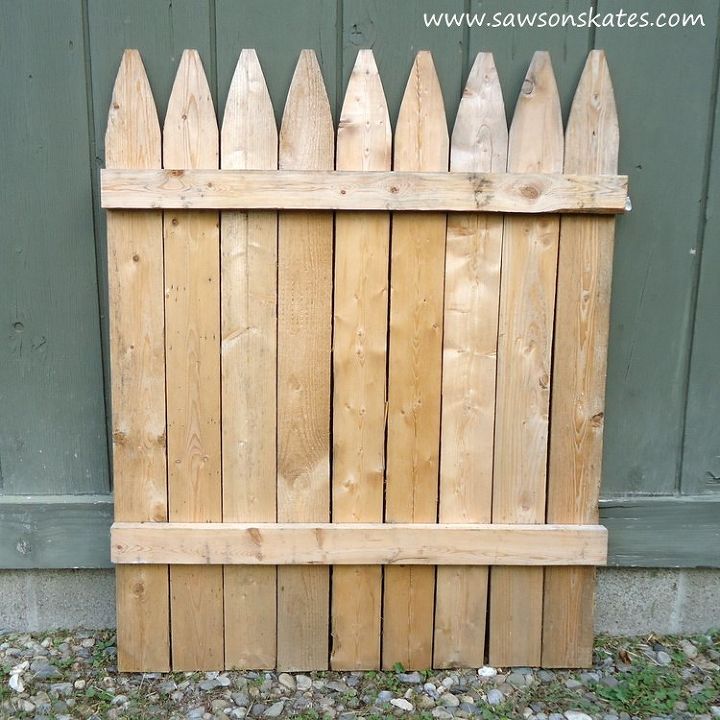 Easy Rustic Garden Gate Made With A Piece Of Fence Hometalk Easy Rustic Garden Gate Made With A Piece Of Fence Fences Outdoor Living