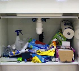 Under Kitchen Sink Organization Ideas: Easy and Beautiful DIYs - Chas'  Crazy Creations