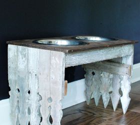 unique dog feeding stand, how to, pets animals, repurposing upcycling, rustic furniture, shabby chic, woodworking projects