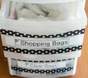 inexpensive attractive easy way to organize all of your plastic bags