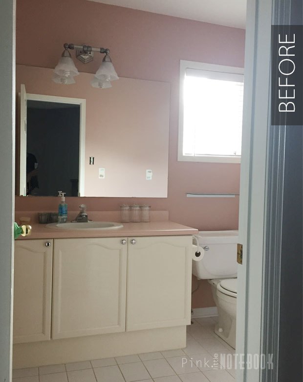 updating an old bathroom vanity | hometalk