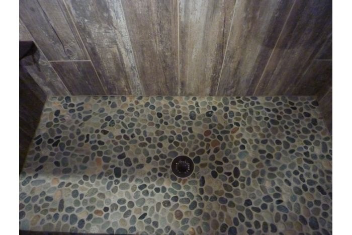 Master Bathroom Transformed With Reclaimed Wood Tile Hometalk - Shower Tile That Looks Like Barn Wood Master Bathroom Transformed With Reclaimed Wood Tile Hometalk - Shower Tile That Looks Like Barn Wood