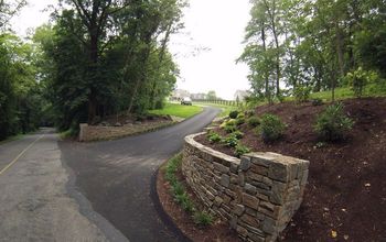 Driveway Entrance Landscape Renovation