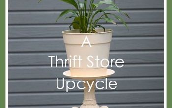 Soporte para plantas DIY: Un reciclaje de la tienda de segunda mano
