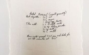 Hand Written Recipe Tea Towel