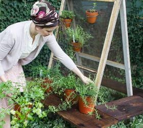 diy summer herb garden, container gardening, gardening, how to