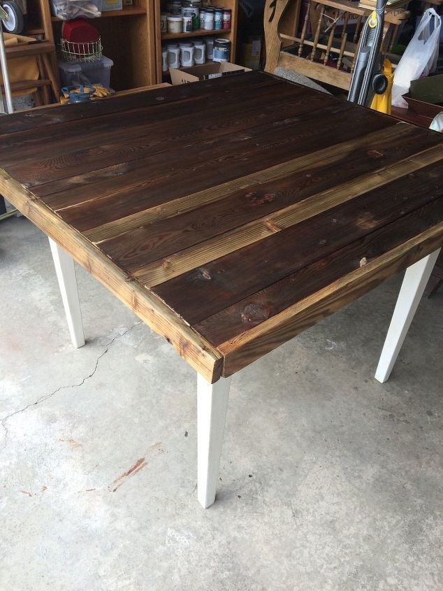 pioneer wood patina, The whole table
