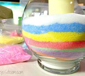 how to make sand art with salt , crafts, how to
