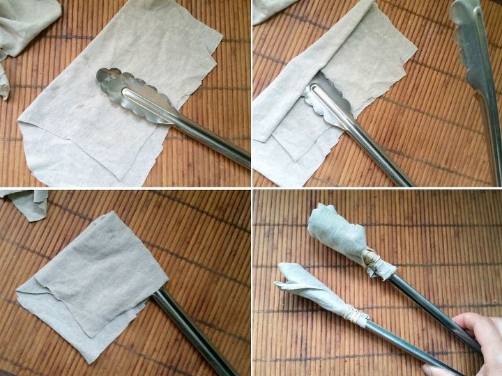 clean your blinds with tongs chopsticks, Let s put the Tong Tool together