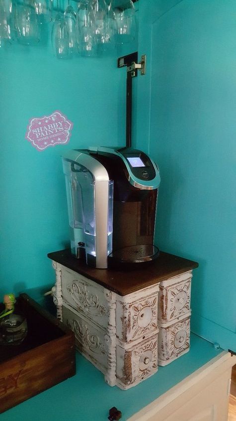 Repurposed Sewing Drawers Coffee Stand And K Cup Storage Hometalk