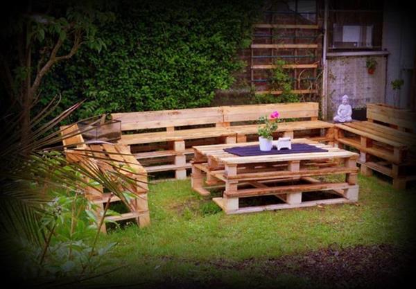 awesome up cycled pallets furniture ideas, painted furniture, pallet