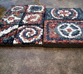 cmo hacer adoquines de mosaico de roca, Producto terminado