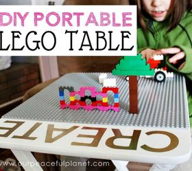 s why old tv trays are the new mason jars 11 reasons , painted furniture finishes, repurposing upcycling, Transform it into a portable Lego Table