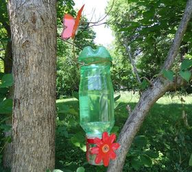 soda bottle hummingbird feeder