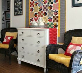 s how 15 creative people fill their empty walls, wall decor, Hang a homemade quilt