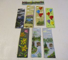 re purposed new handkerchief cloth bookmarks, crafts, how to, repurposing upcycling