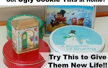Convierte esas feas latas de galletas en una adorable caja de regalo reutilizable!