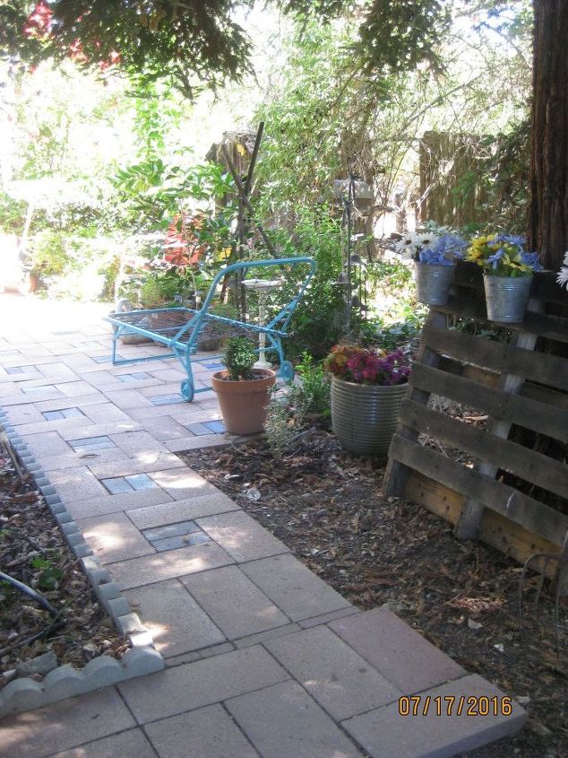 caps and bricks do a patio make