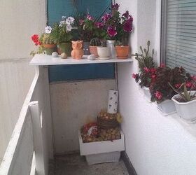my new balcony, container gardening, gardening, organizing, porches