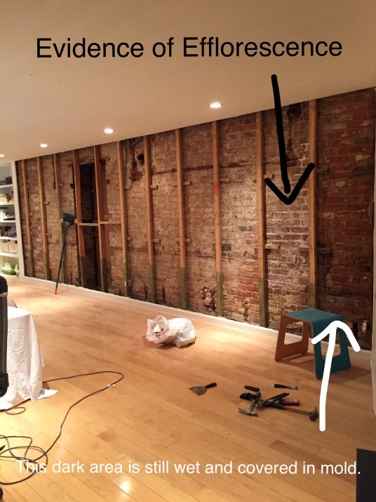 How To Expose Clean A 100 Year Old Brick Wall Hometalk Exposing Cleaning A 100 Year Old Brick Wall Concrete Masonry Home Decor How