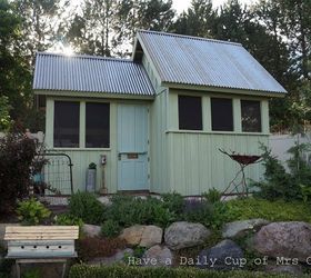 building my she shed, outdoor living, painting, woodworking projects