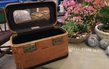 ¿Qué puedo hacer con la vieja maleta de viaje de mi abuela?