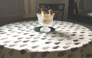 How to Create a Gorgeous Personalized Stamped Tablecloth