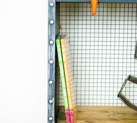 ikea hack industrial kids shelf with another secret purpose , painted furniture, shelving ideas