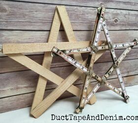 christmas star diy holiday decorations, christmas decorations, crafts, how to, painting, seasonal holiday decor
