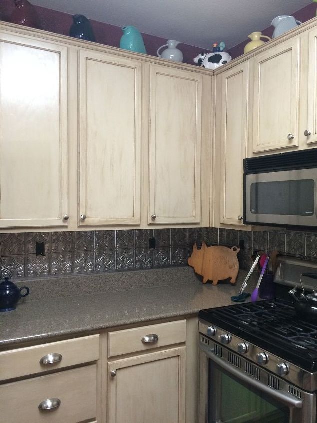 13 kitchen paint colors people are pinning like crazy, Use washed out white to create a vintage look