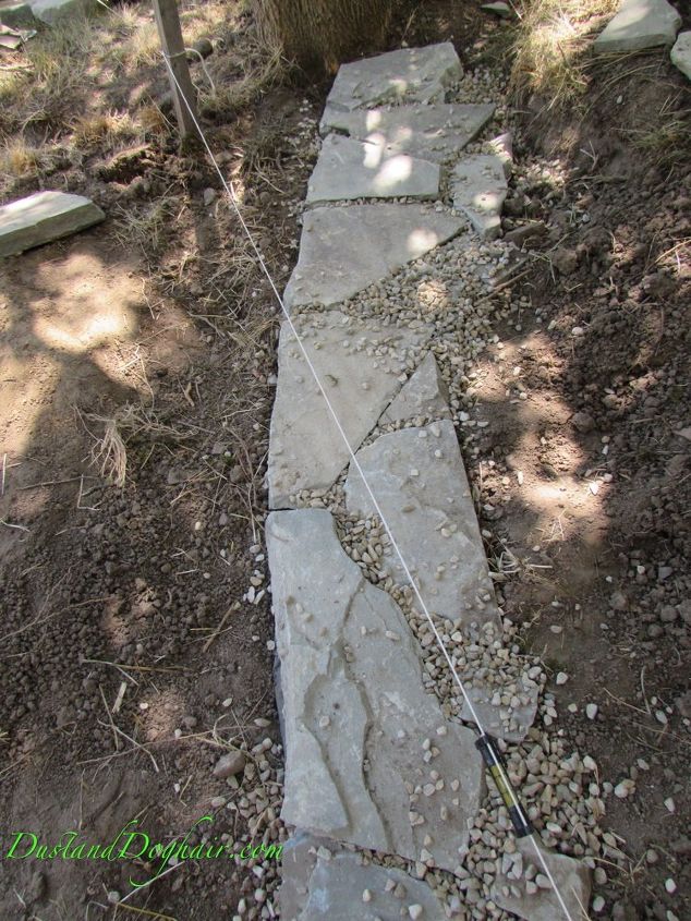 diy stacked stone garden wall, concrete masonry, landscape, outdoor living