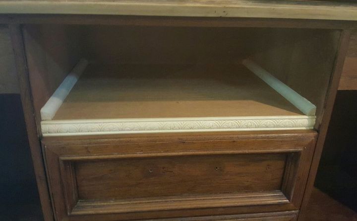how to make an old dresser into media cabinet or buffet
