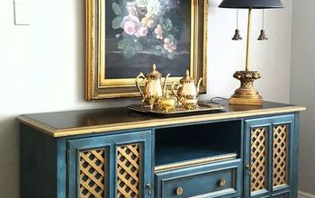 How to Make an Old Dresser Into Media Cabinet or Buffet