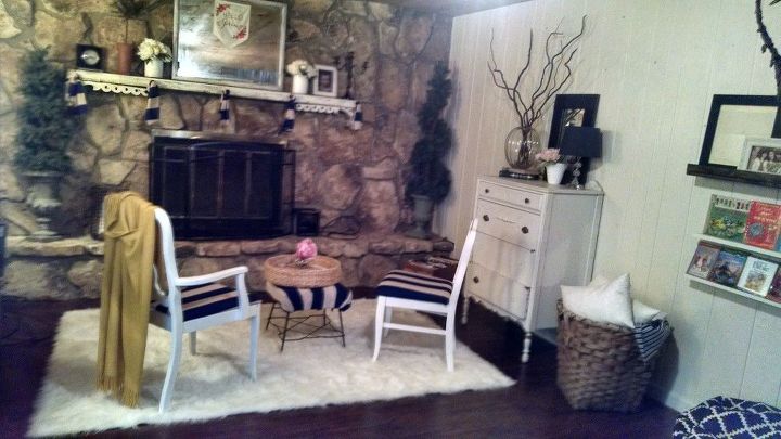 basement sitting area, basement ideas, home decor, reupholster