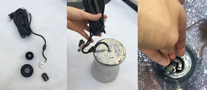 mercury glass lamp pendant, crafts, how to, lighting, painting, repurposing upcycling