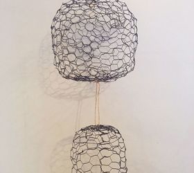 hanging chicken wire fruit produce baskets