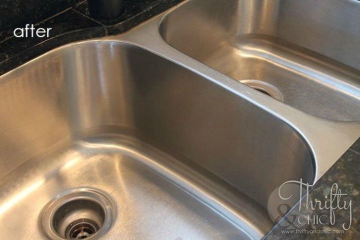 s your quick cleaning plan to get a sparkling home by the weekend, cleaning tips, Make your stainless steel sink shine