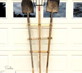 diy trellis using old garden tools, diy, gardening, outdoor living, repurposing upcycling, tools