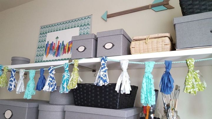 small space sewing room makeover, organizing, shelving ideas, storage ideas