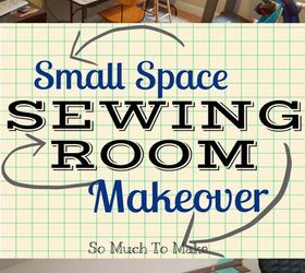 small space sewing room makeover, organizing, shelving ideas, storage ideas