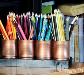 the simplest desk organizer one can built for free, crafts, organizing, repurposing upcycling, storage ideas