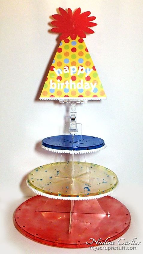 turn a boring dessert stand into something to celebrate about, crafts, seasonal holiday decor