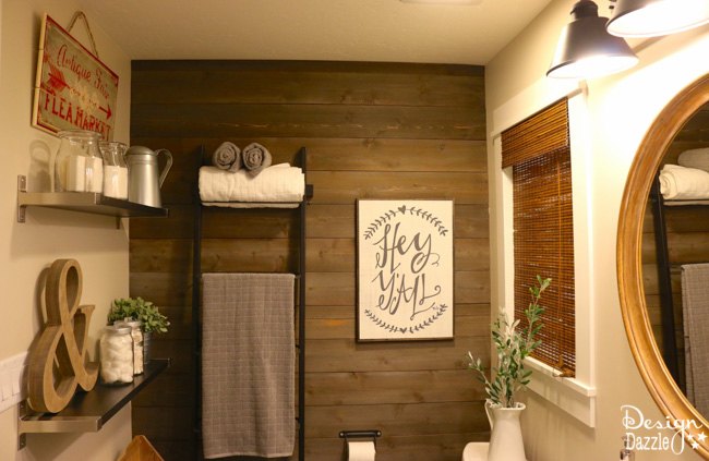 casa de banho de quinta com produtos ikea