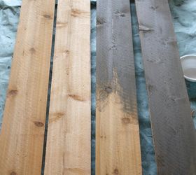 how to create weathered wood from new wood, how to, painting