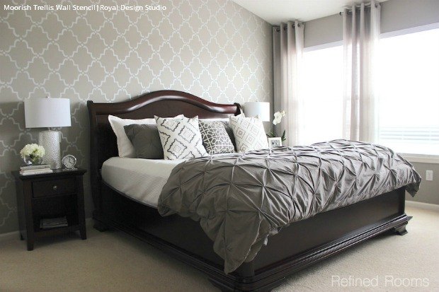 Stencil Ideas For A Dreamy Romantic Bedroom Hometalk