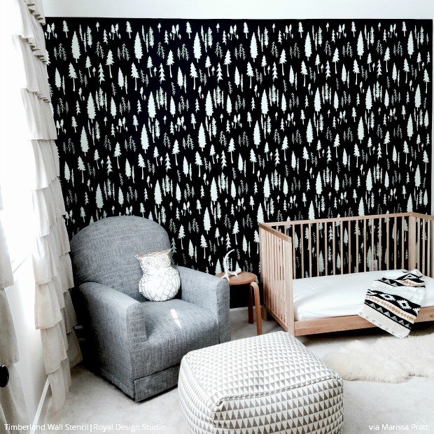 Kids Nursery Stencils Offer Big Style For Your Little Ones