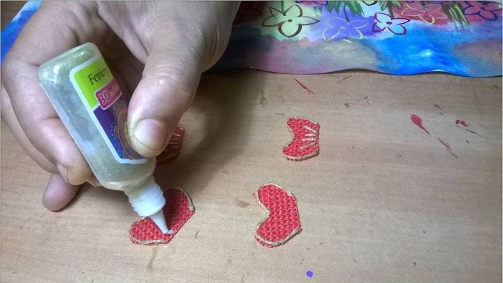 diy como fazer um pote multiuso decorado para a mesa com um rolo de papel, Eu uso glitter 3D para real ar os detalhes