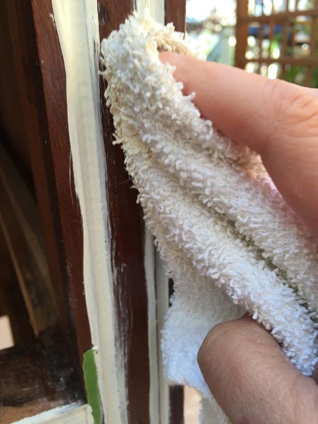 vintage dresser was missing legs, painted furniture