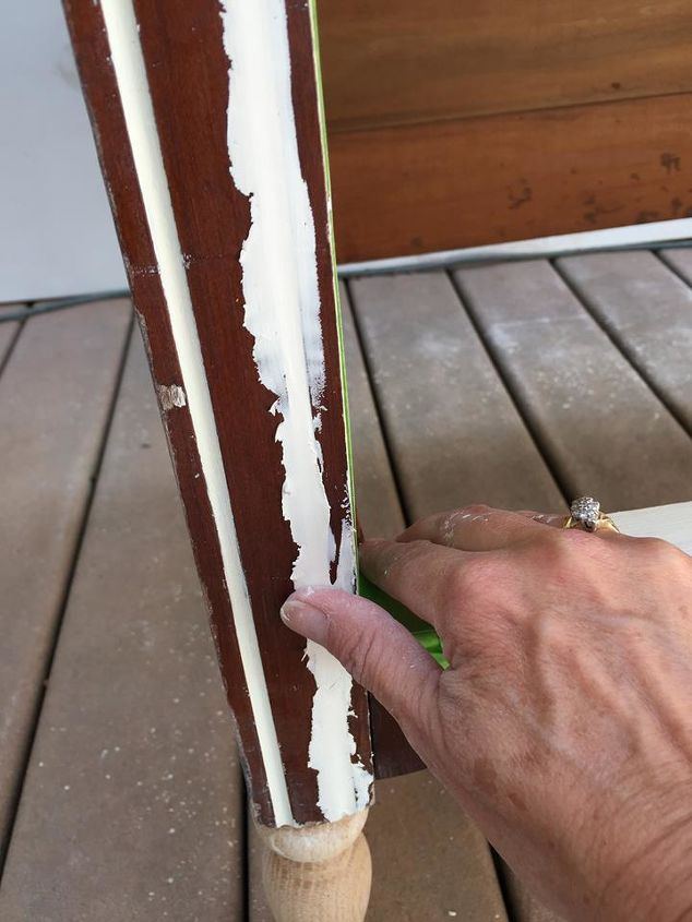 vintage dresser was missing legs, painted furniture